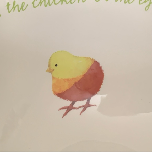 RARE - HTF Chicken or the Egg Department 56 Easter Egg Shaped Serving Bowl - Picture 3 of 16